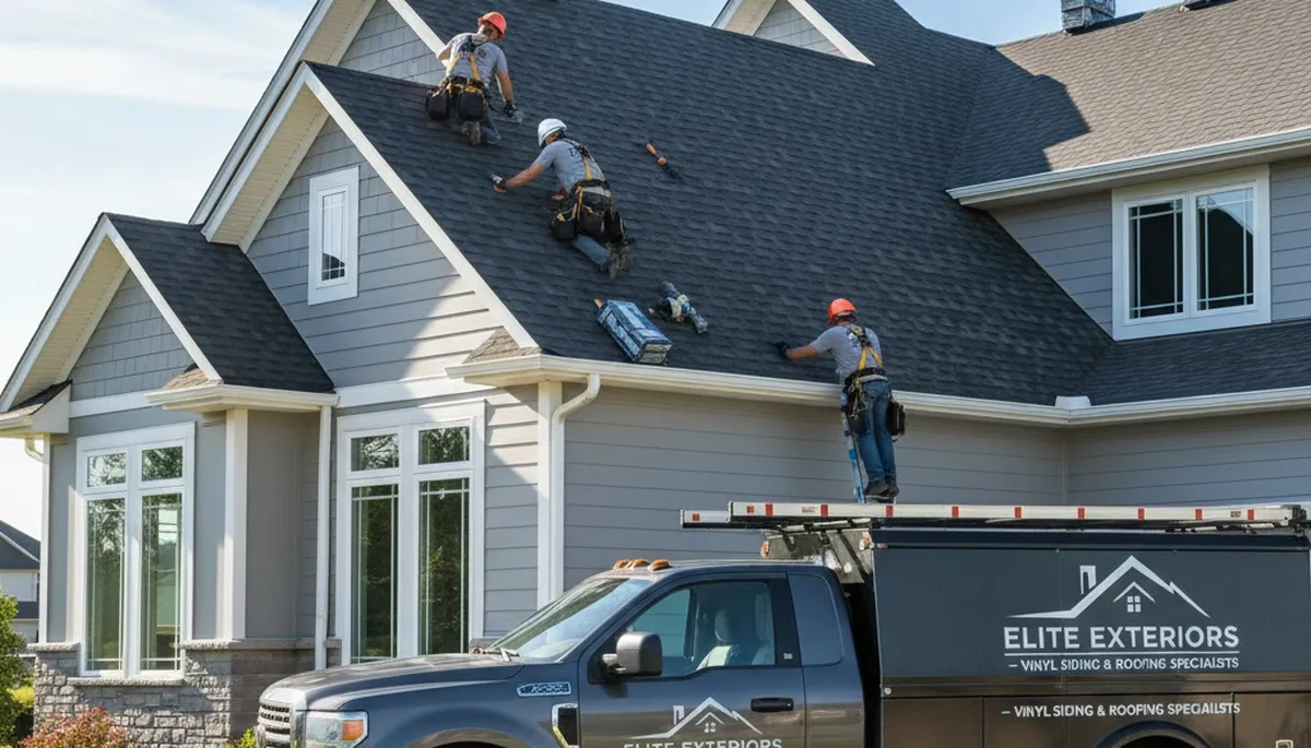 Professional roof installation and vinyl siding by Next Level Exteriors in Austin, TX