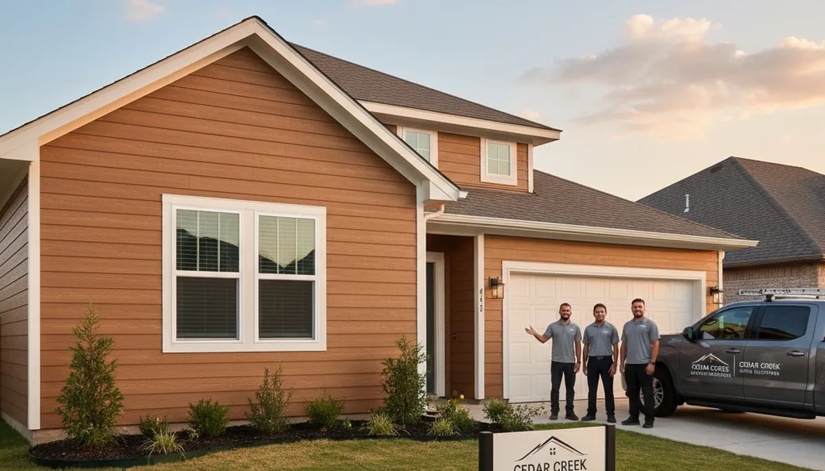 Professional vinyl siding installation by local contractors in Austin, TX