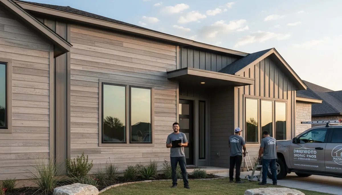 Professional vinyl siding contractors serving homes in Austin, TX