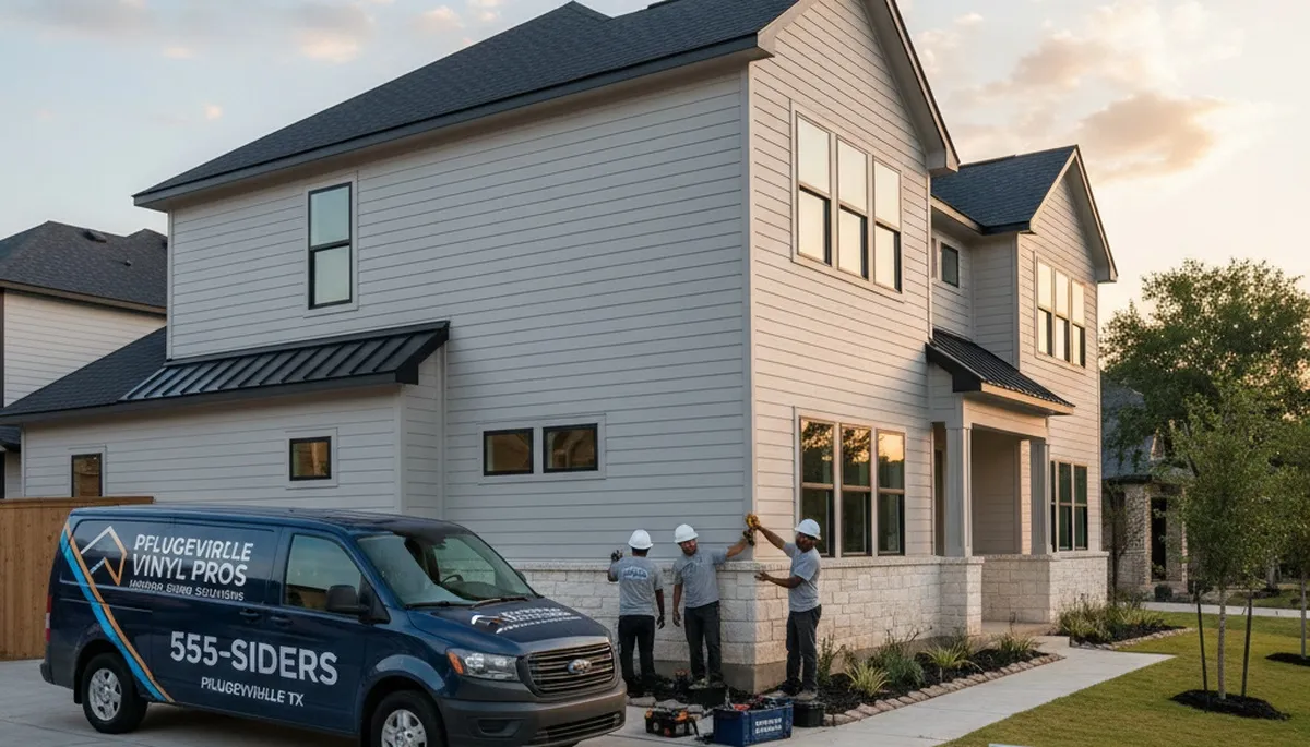 Vinyl siding installation by expert contractors in Austin TX homes
